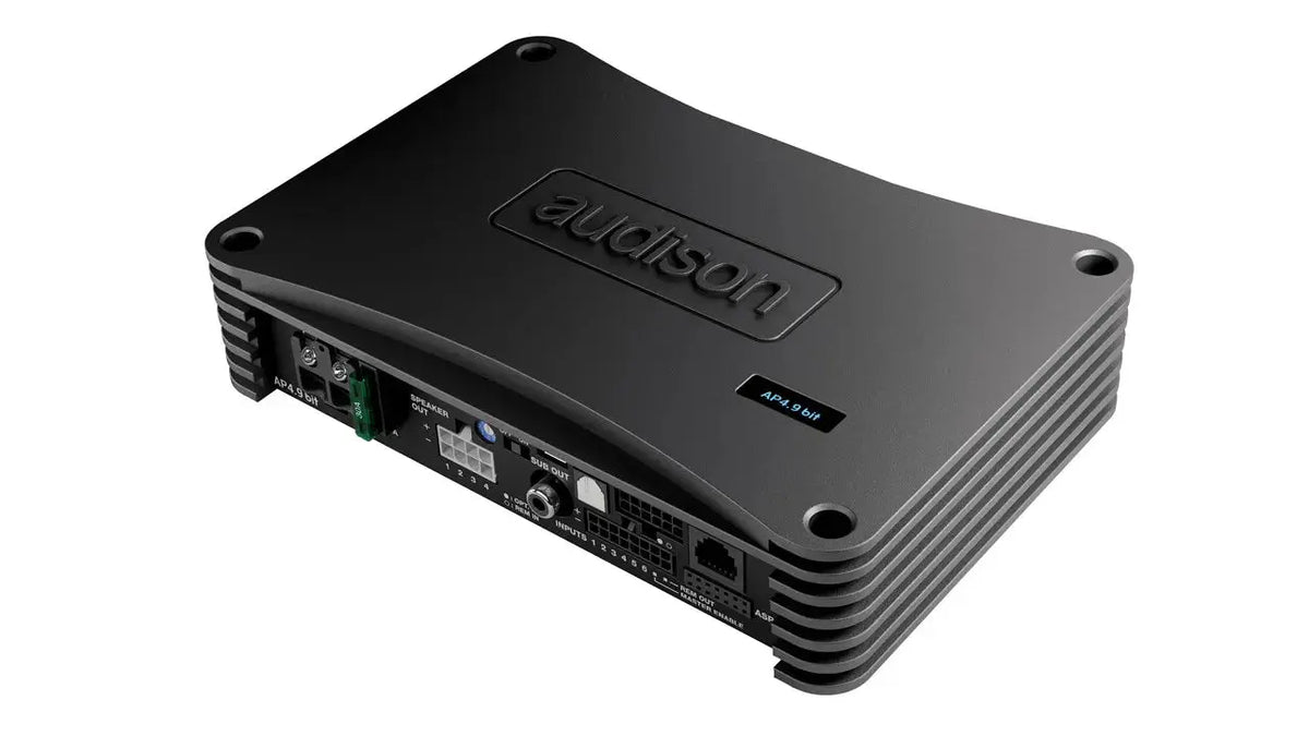 Amplificador com processador Audison AP4.9 BIT 4 canais Tech Audio Pró