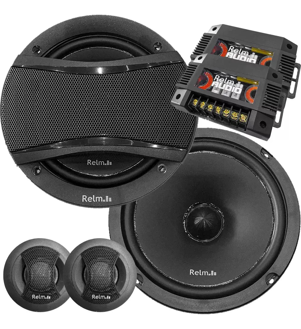 Kit duas vias Relm 6pol RS6.5 2W Tech Audio Pró