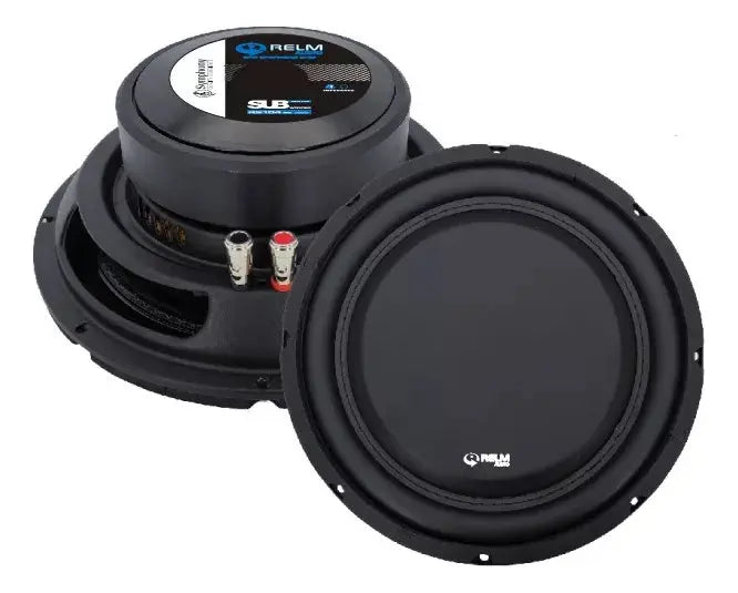 Subwoofer 10" Relm Bobina simples 4 ohms RS 104 SB Tech Audio Pró