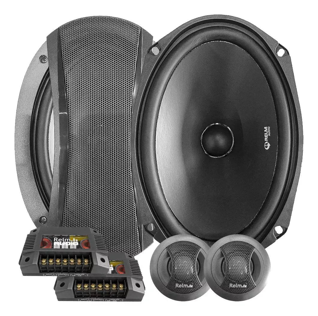 Kit duas vias 6x9 Relm RS 69 2W Tech Audio Pró