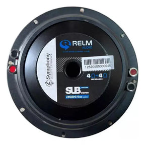 Subwoofer 8" Relm Bobina dupla 4 ohms RS 844 SB Tech Audio Pró